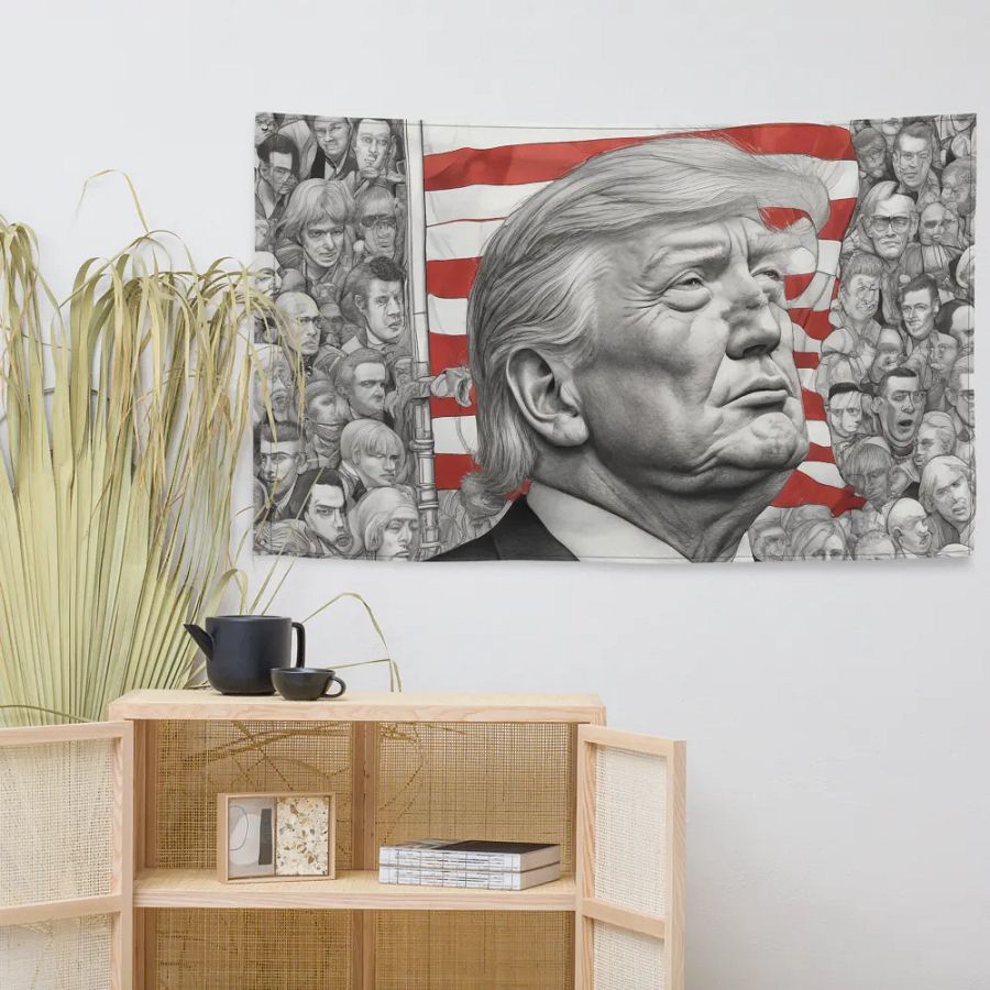 American Dreams Flag Wall Tapestry product image (7)