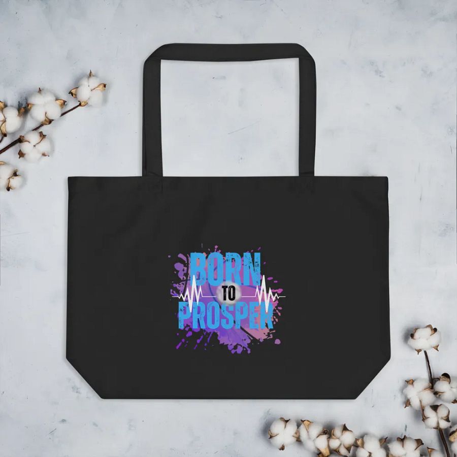 Born to Prosper Rectangular Tote Bag product image (4)