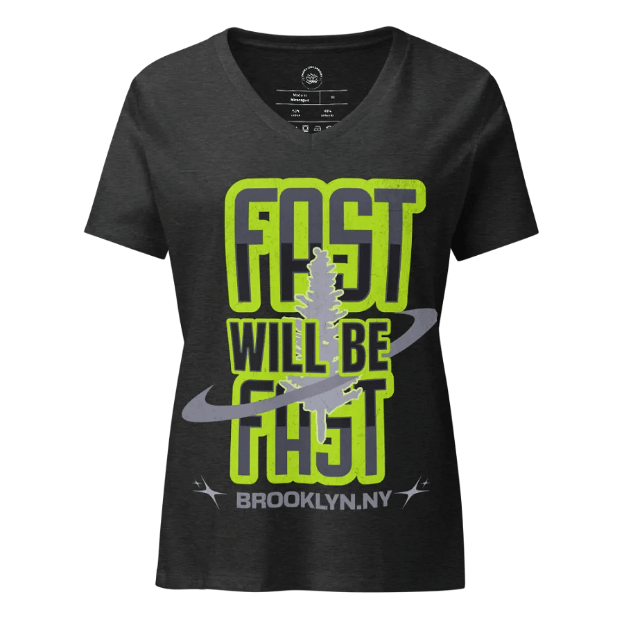 Fast & Free Tree Arrow V-Neck Tee product image (1)
