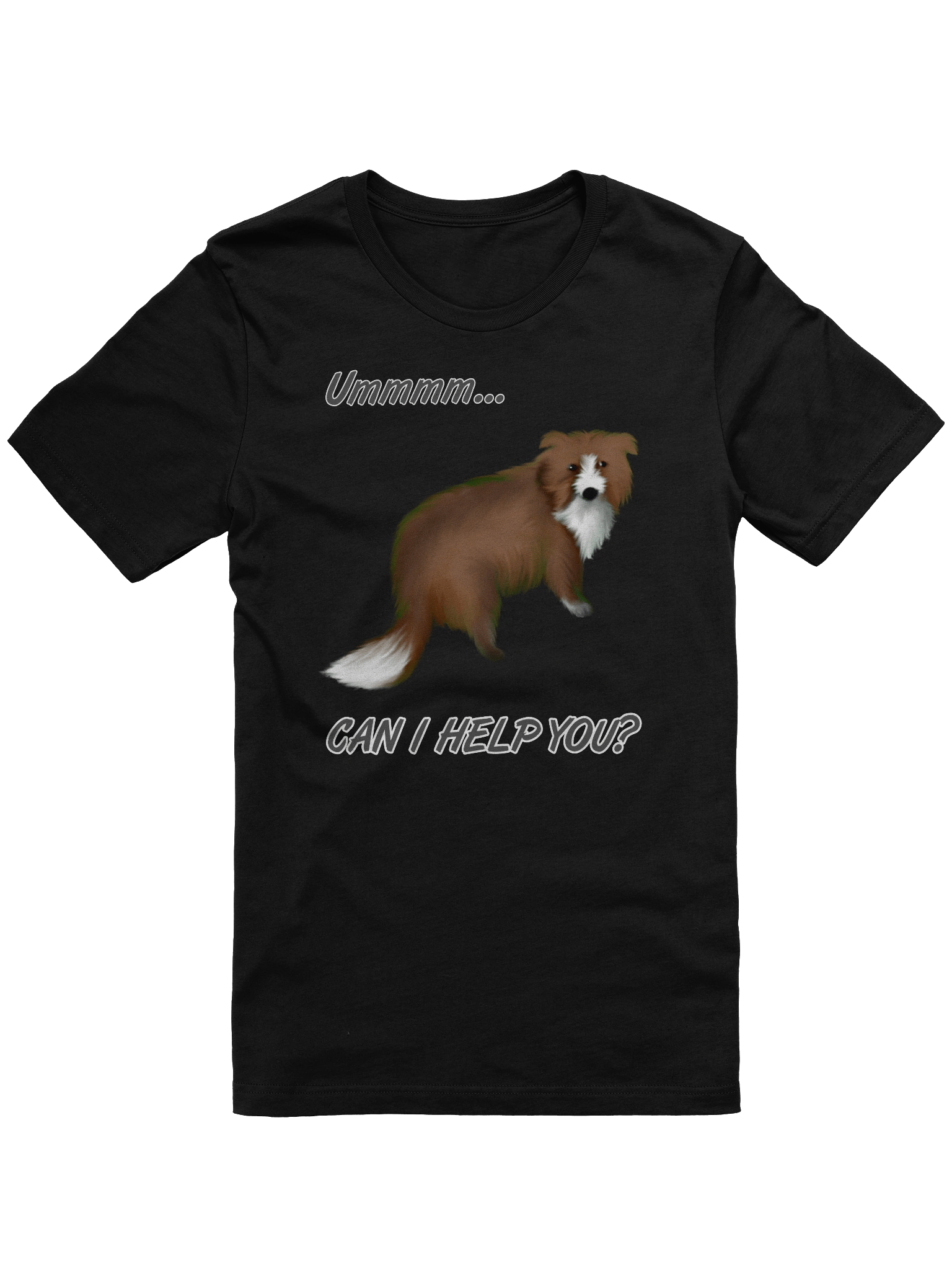 Sassy Paws - Dog Illustration T-Shirt product image (1)