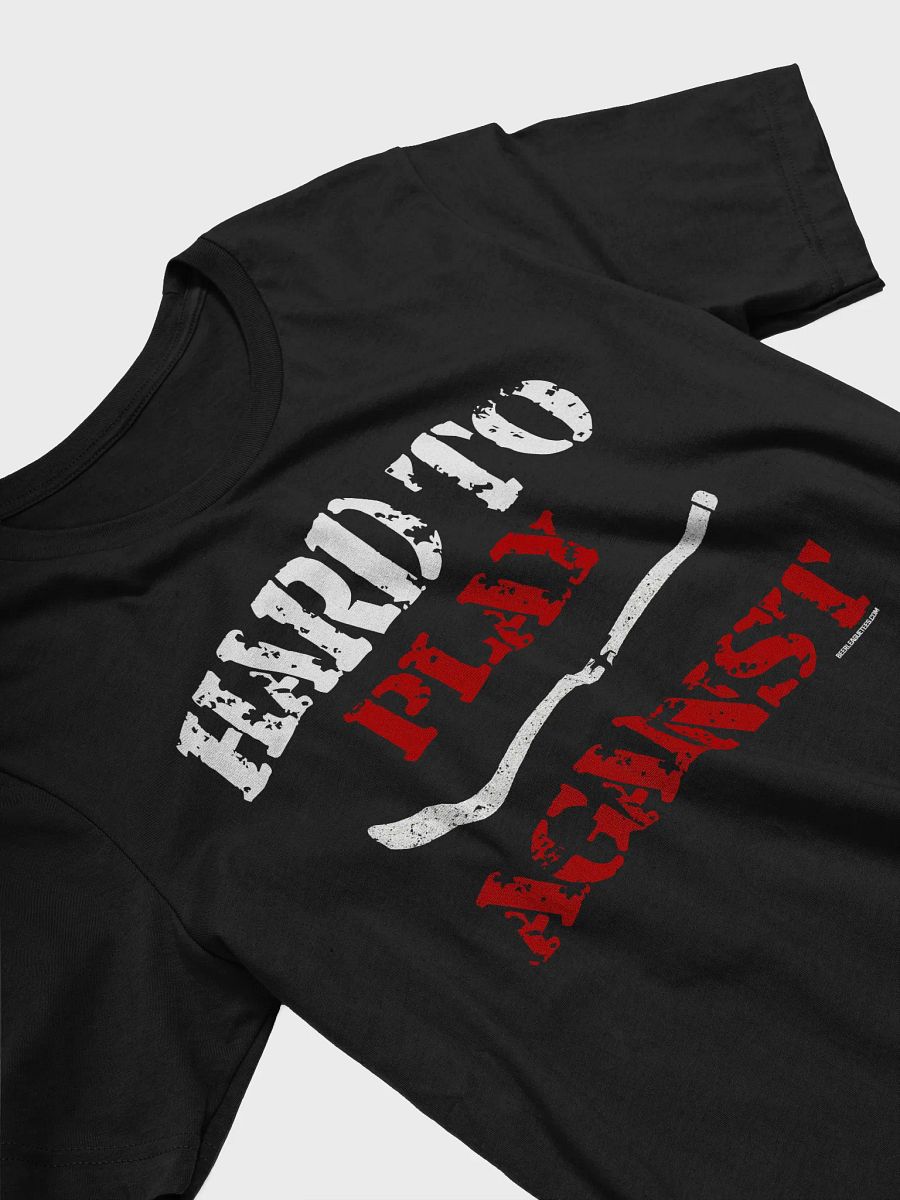 Funny Hockey T-Shirt - Hard to Play Against - Beer League Hockey Shirt for Men - Gift for Hockey Players with Grit product image (4)
