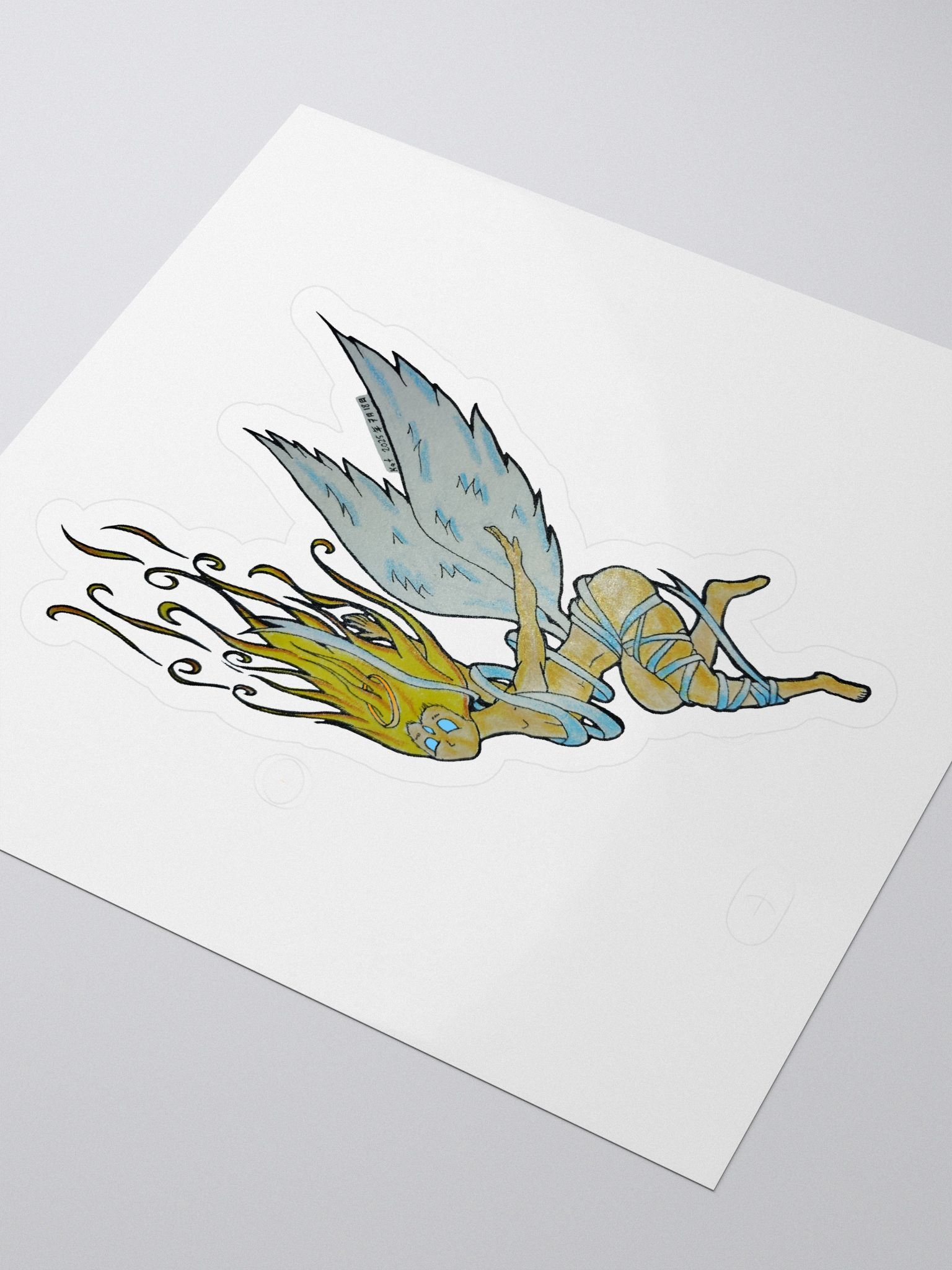 SteamVent Angel Kiss Cut Sticker product image (3)