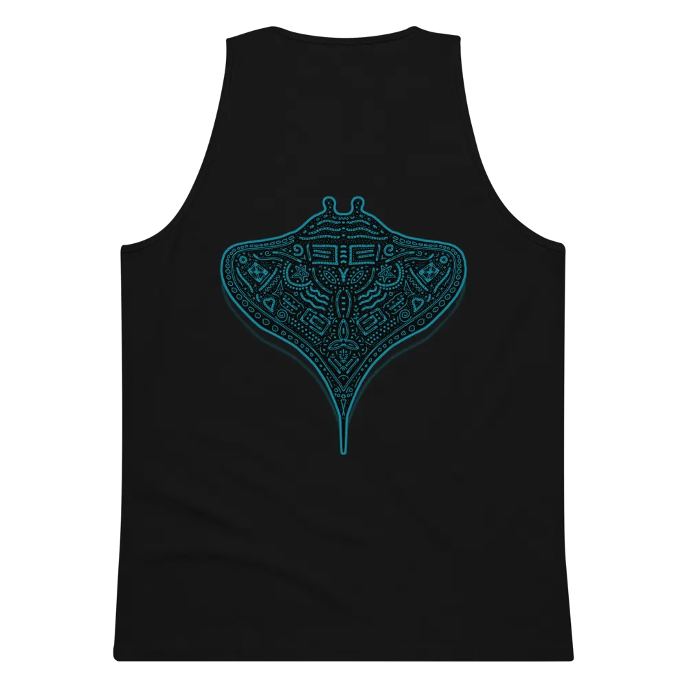 Manta design tank top product image (2)