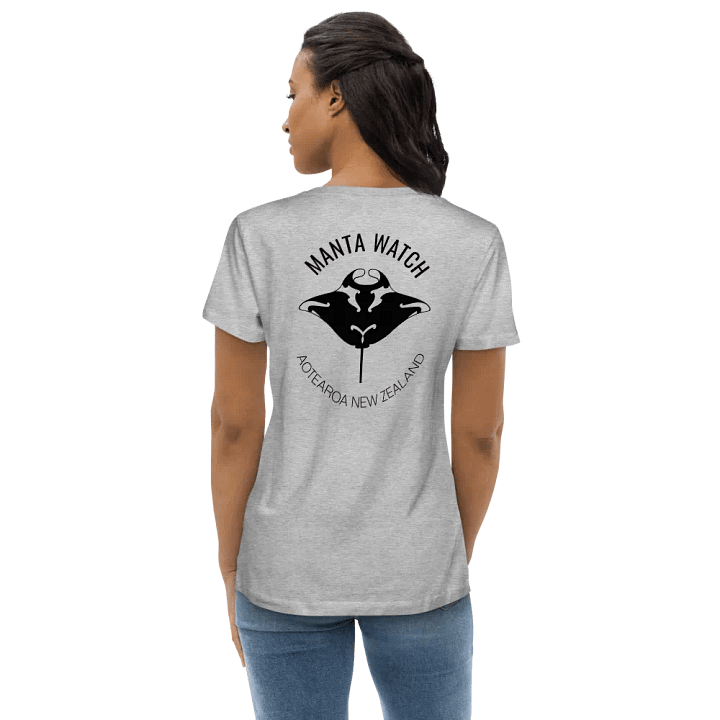 NZ Manta Tee - Black Logo (Slim) product image (2)