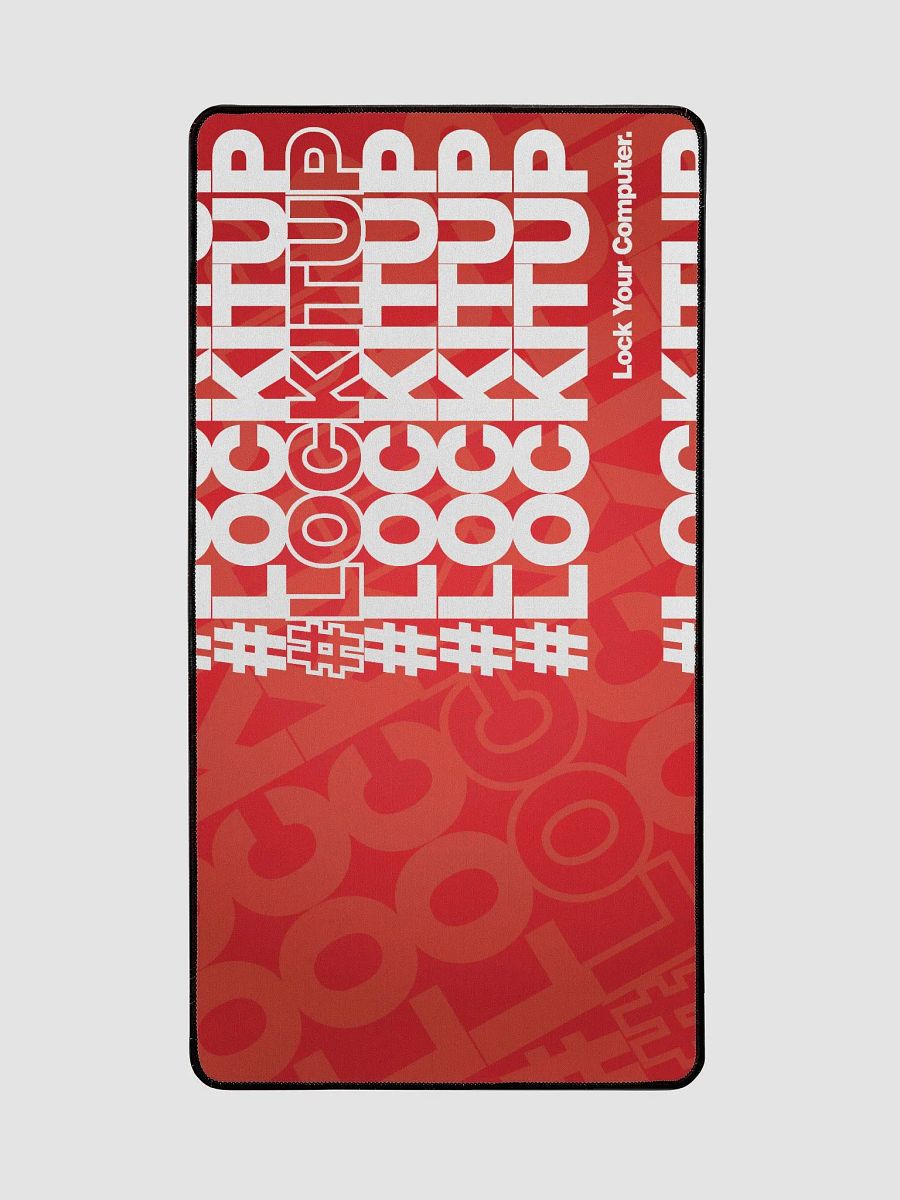 #LOCKITUP - Deskmat (Red) product image (2)