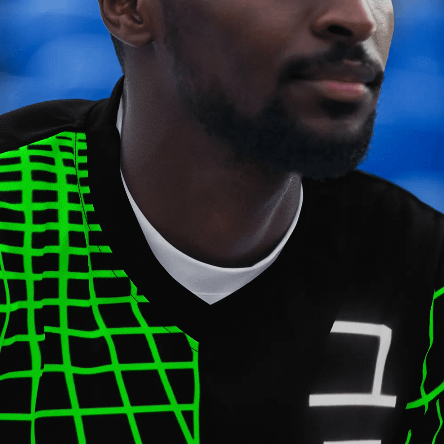 Neon Cyber Grid Unisex Jersey product image (8)