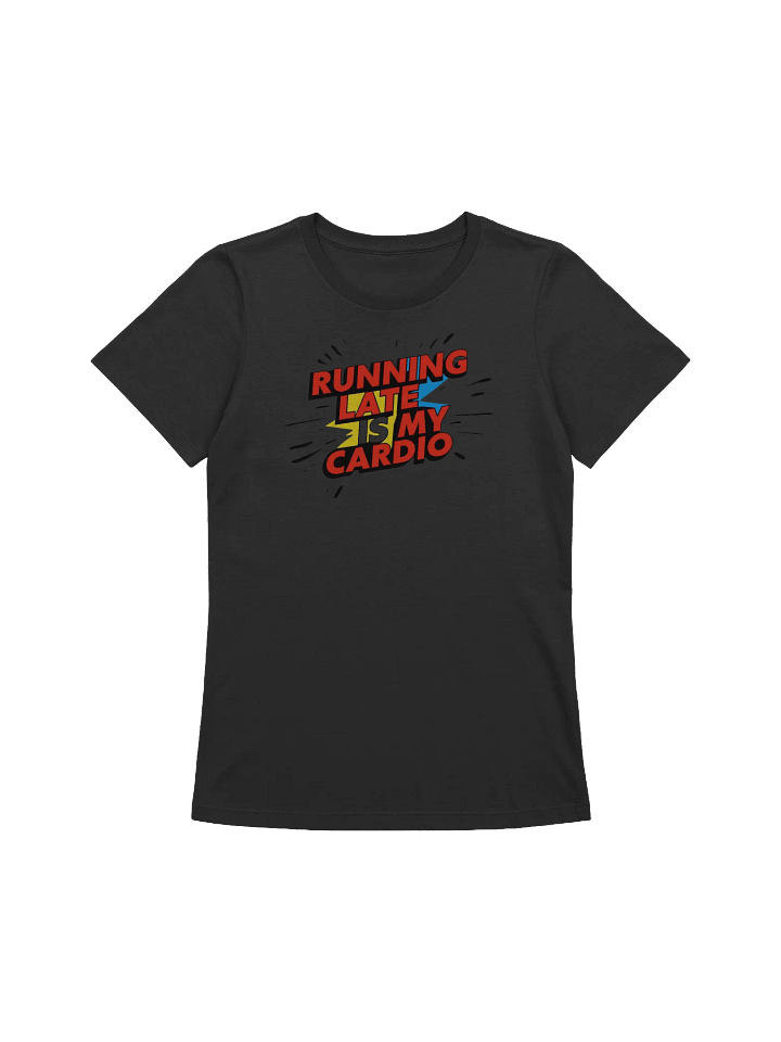 Bold & Colorful Running Late Tee product image (2)