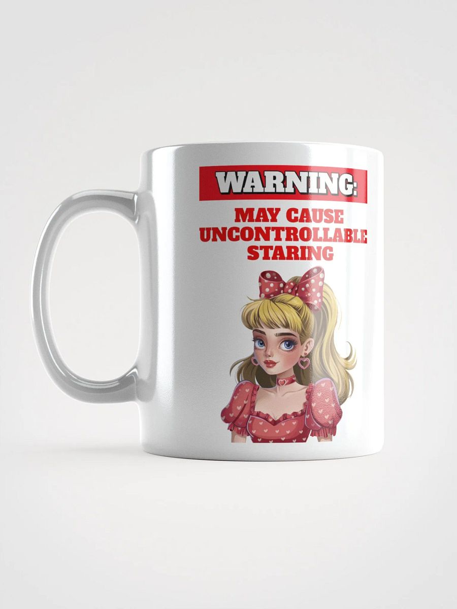 Warning: May Cause Uncontrollable Staring - Funny White Coffee Mug product image (8)