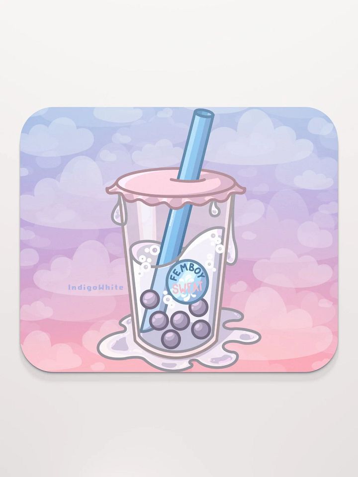 Femboy Sweat Boba Mousepad product image (2)