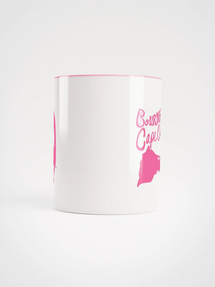 Light Pink Logo | BOURNE to Cape Cod™ | Ceramic Mug | Coastal Coffee Vibes in 11oz & 15oz product image (5)