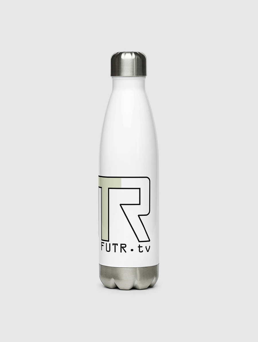 Blue FUTR Logo Stainless Steel Water Bottle product image (3)