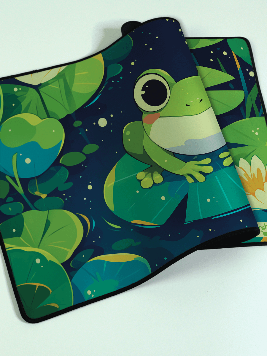 frog on lilypad mousepad product image (5)