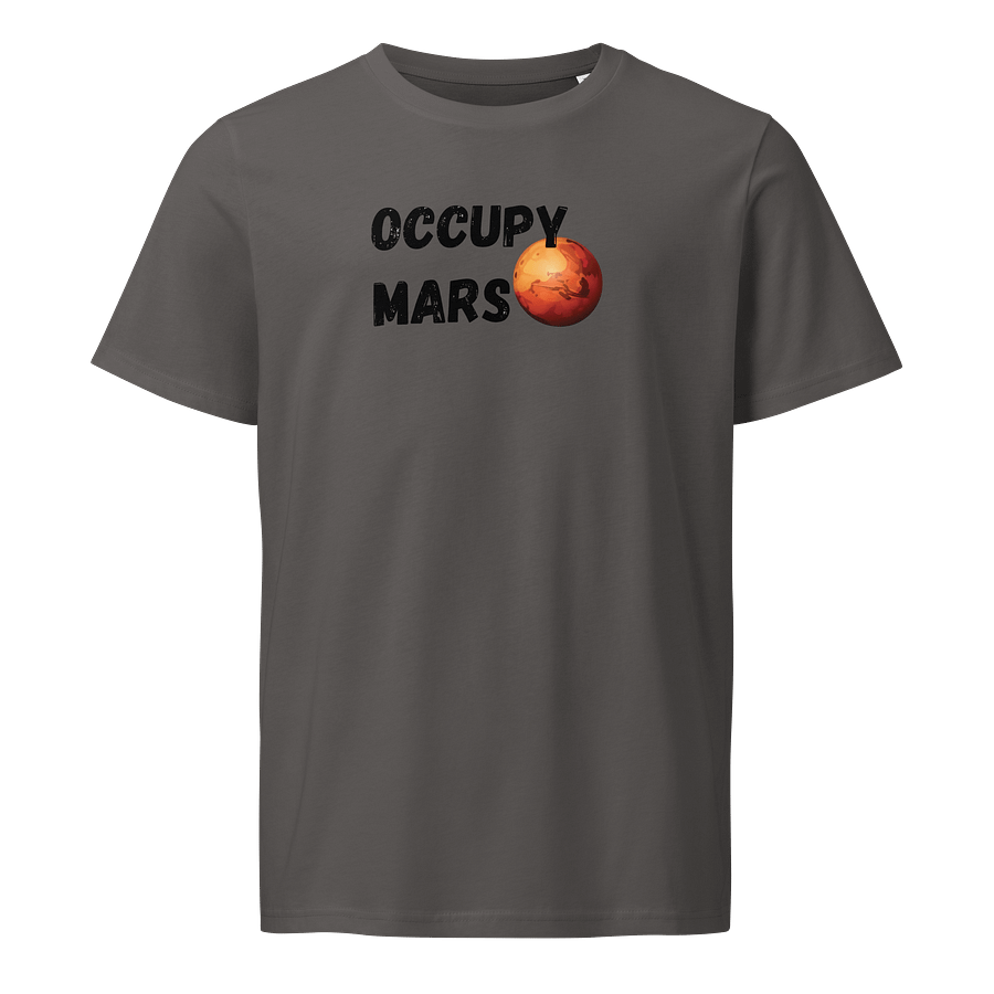 Man Unisex Organic T-Shirt (Occupy Mars) Letter product image (1)