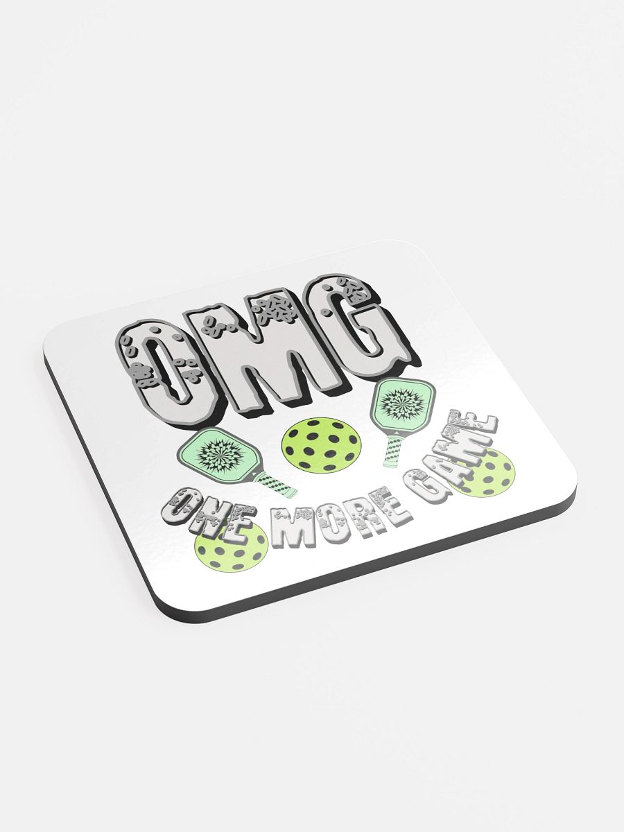 OMG One More Game Pickleball Block Madness Coasters product image (3)
