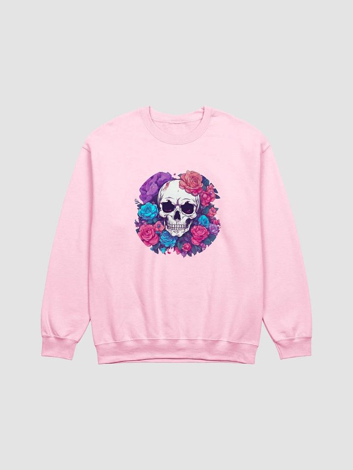 Midnight Bloom Skull Premium Unisex Sweatshirt product image (21)