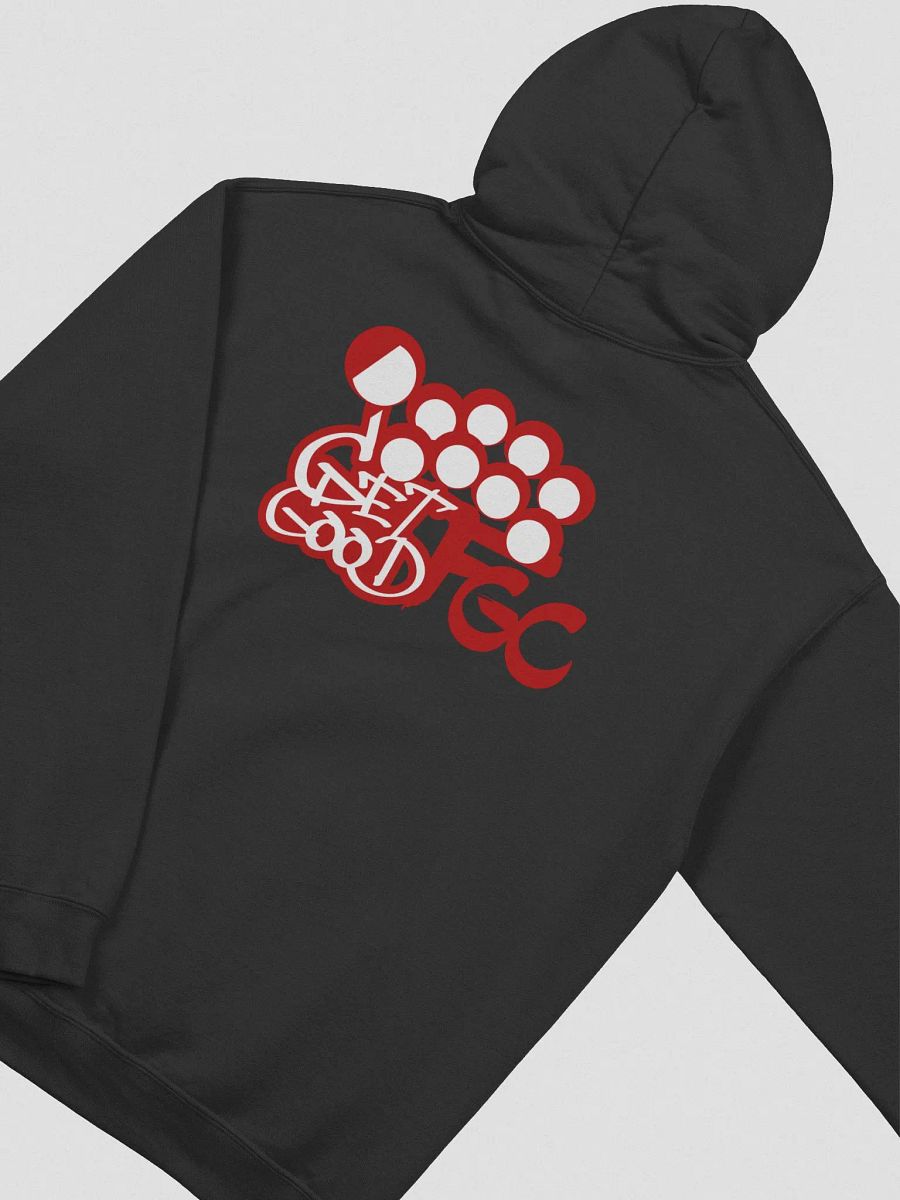 GetGood Red on Black Hoodie product image (4)
