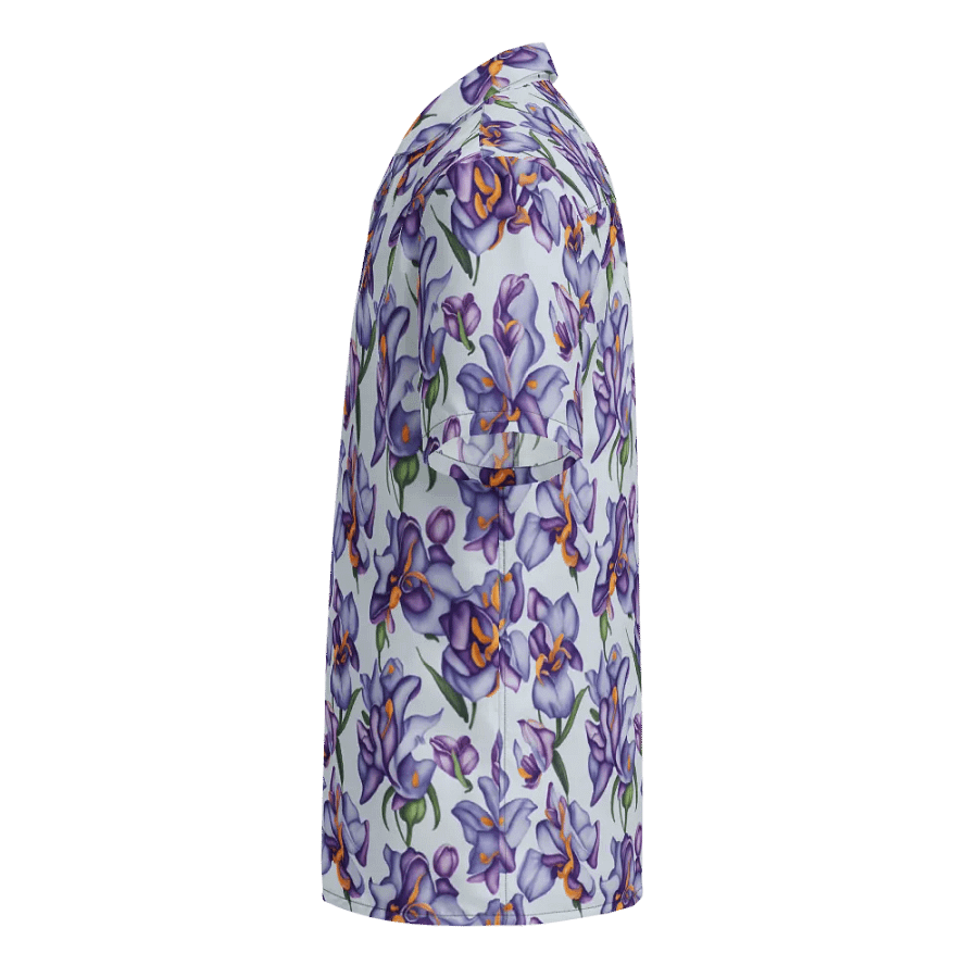 Floral Pattern Orchid Flowers Hawaiian Shirt product image (3)