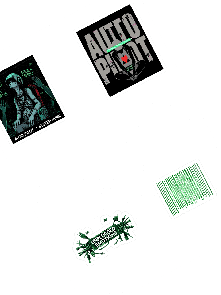 Living in Auto Pilot Stickers Sheet product image (1)