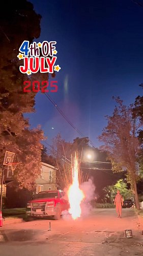Happy 4th of July. (Please note: Fireworks are for adult use only, and should be handled and discharged with caution and resp...