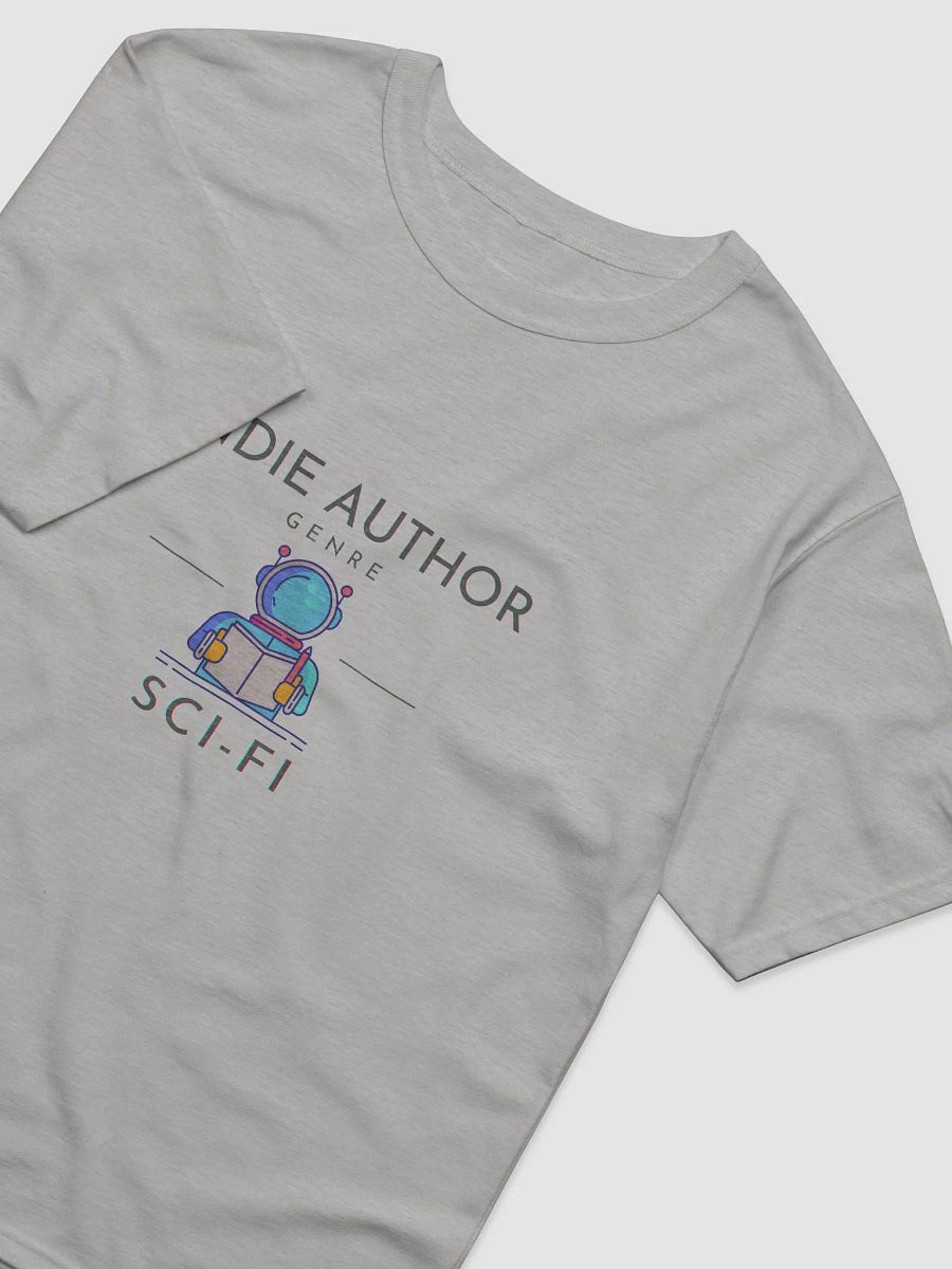 Indie Author Genre Sci-Fi Relaxed Grey T-shirt product image (4)