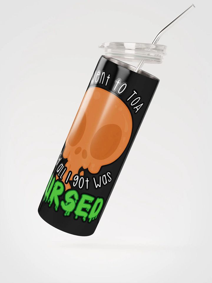 All I Got Was Cursed - Druid - Tumbler w/Straw product image (2)