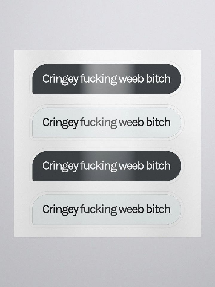 Weeb B!tch Stickers product image (1)