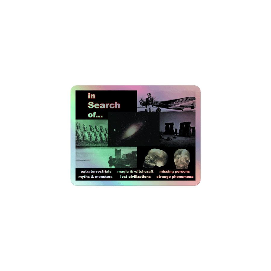 In Search of... Holographic Sticker product image (1)