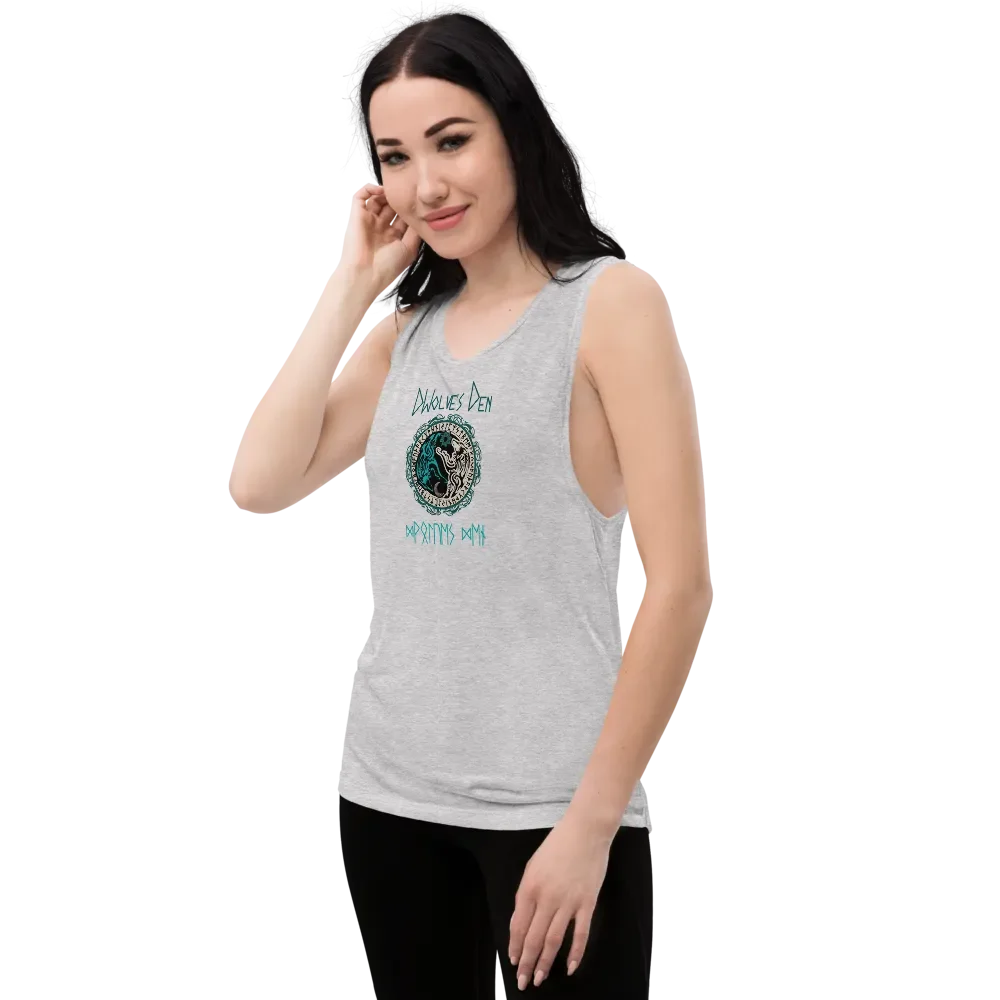Mystical Wolves Den Flowy Tank product image (56)