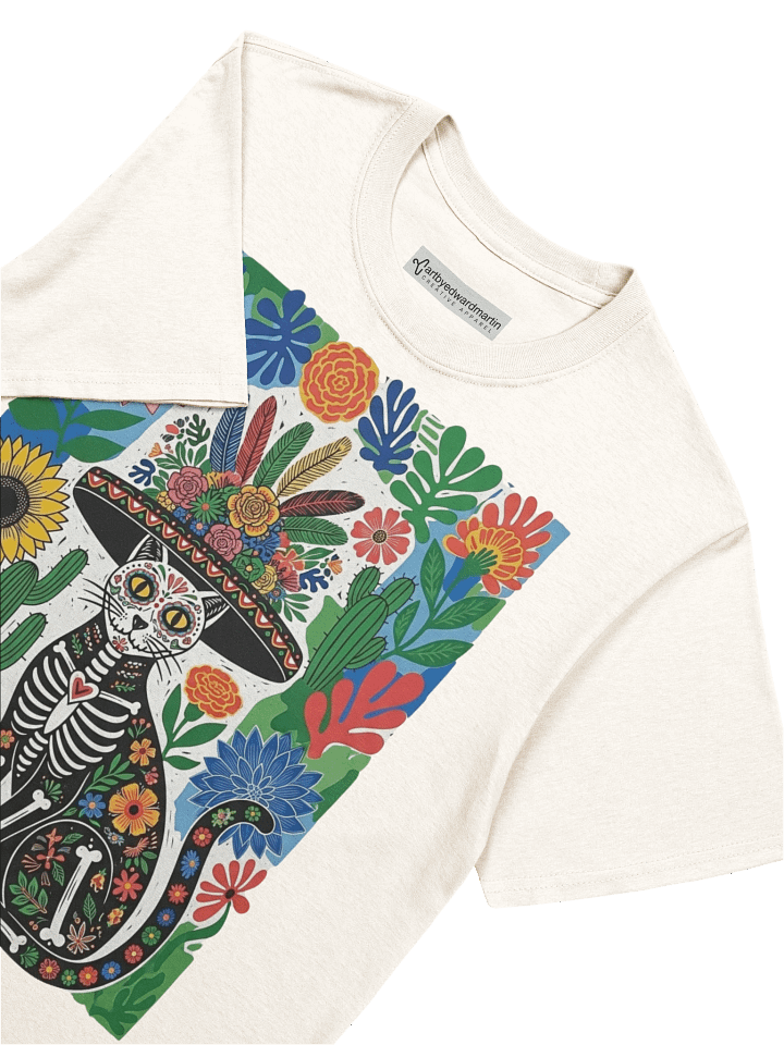 Cat Catrina Design T-Shirt product image (169)