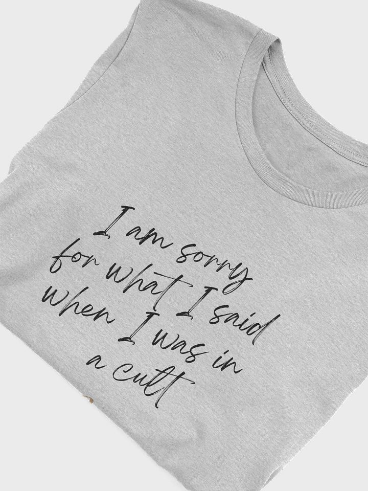Culty Apologies (cursive) product image (1)