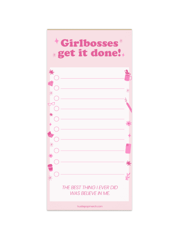 Girlbosses get it done! Notepad product image (1)