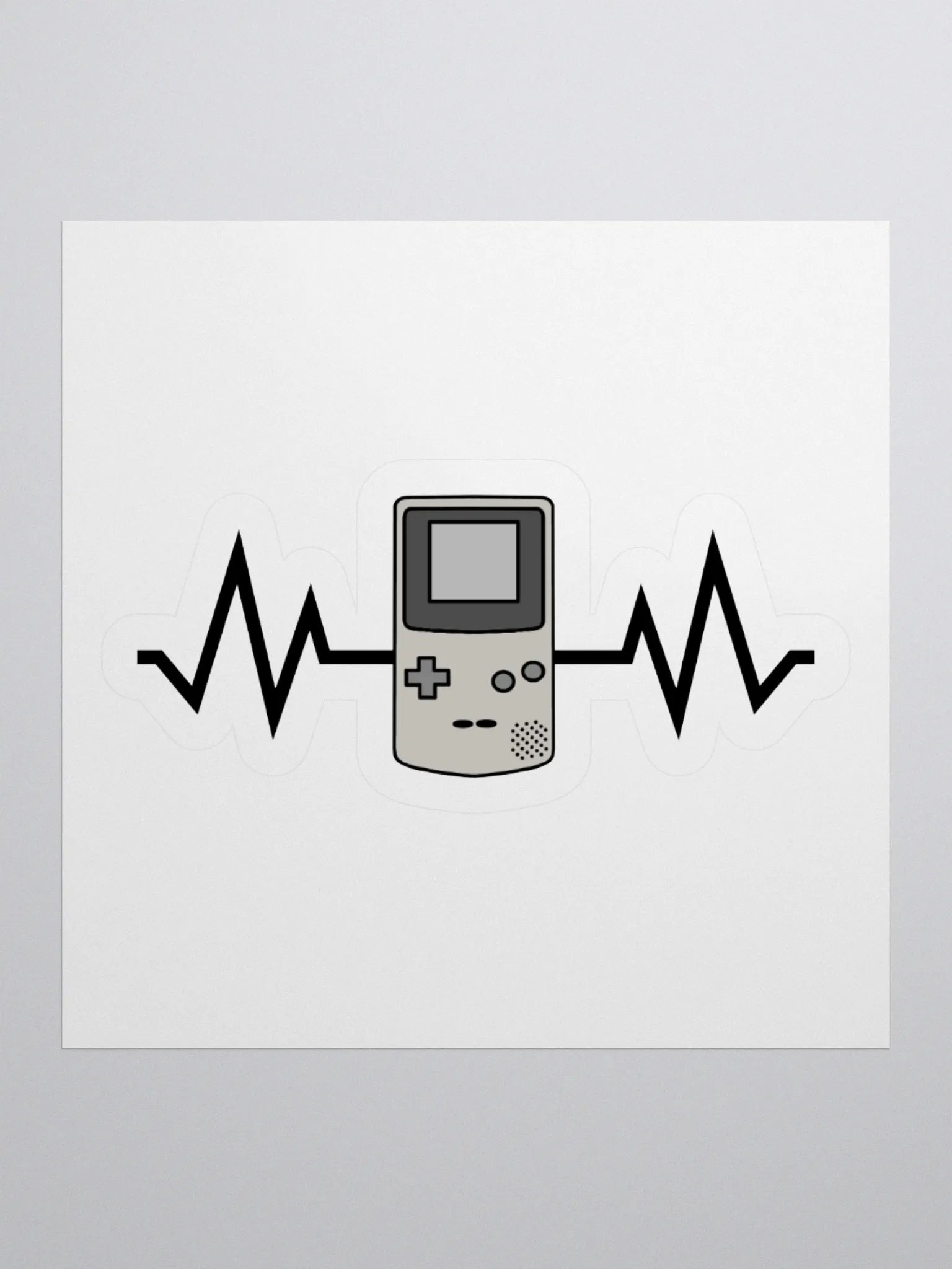 Gamer Pulse Gameboy Sticker product image (1)