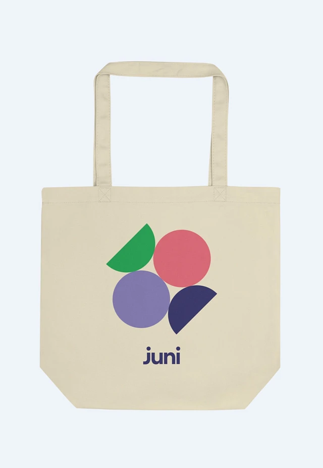 Juni Circles Eco Tote Bag product image (1)
