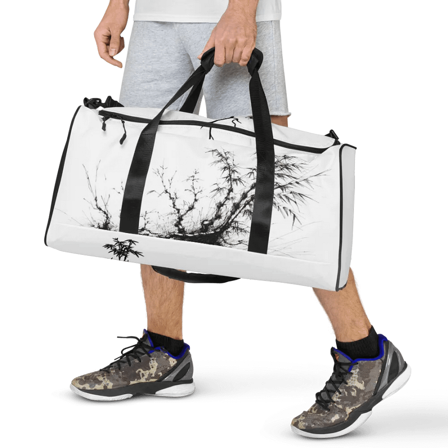 Bamboo All-Over Print Duffle Bag product image (4)