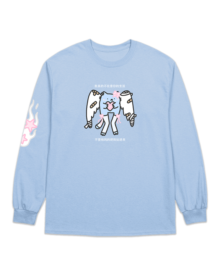 🪽𝒶𝓃𝑔𝑒𝓁 longsleeve product image (1)
