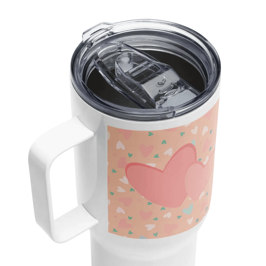 Scattered Hearts Travel Mug product image (4)
