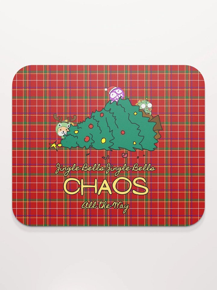 Dino Holiday Chaos Mouse Pad product image (1)