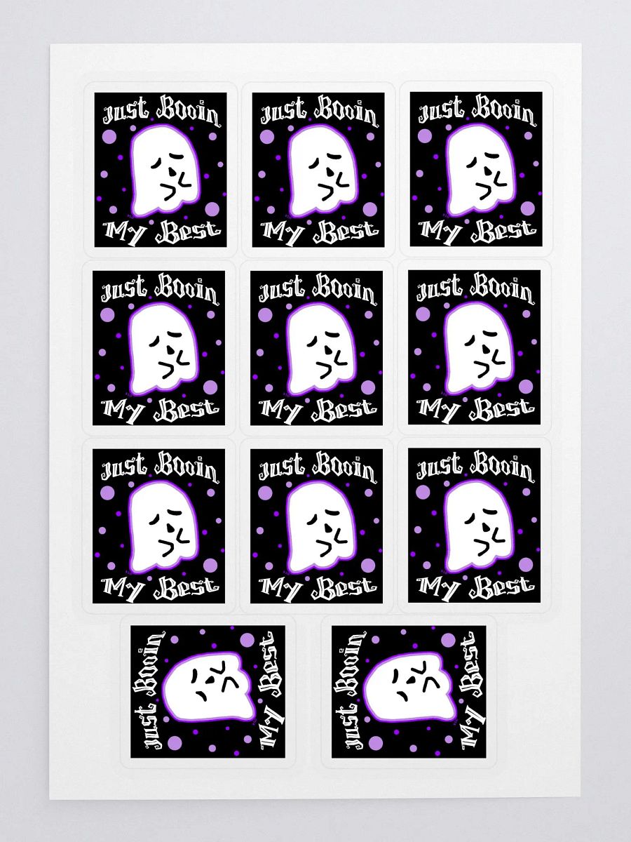 Just Booin My Best Sticker Sheet of 11 product image (3)
