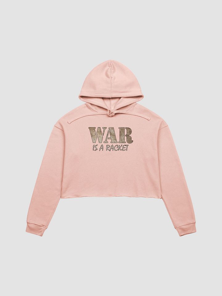 War Is A Racket - Metal - Bella+Canvas Fleece Crop Hoodie product image (1)
