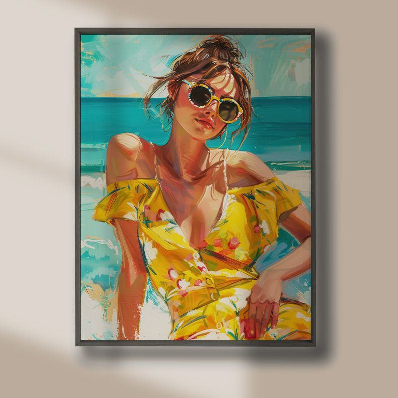 Orange Tree Summer Gallery Wall Set of 6 Prints - DIGITAL product image (5)