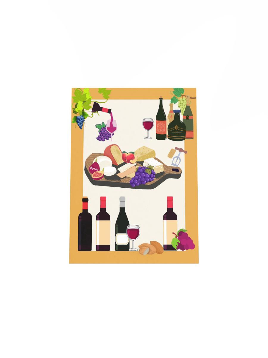 Vino & Formaggio Delight Poster product image (4)