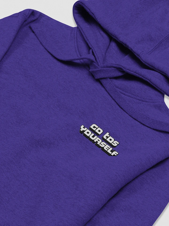 Go TOS Yourself - Purple Hoodie (Embroidered) product image (1)