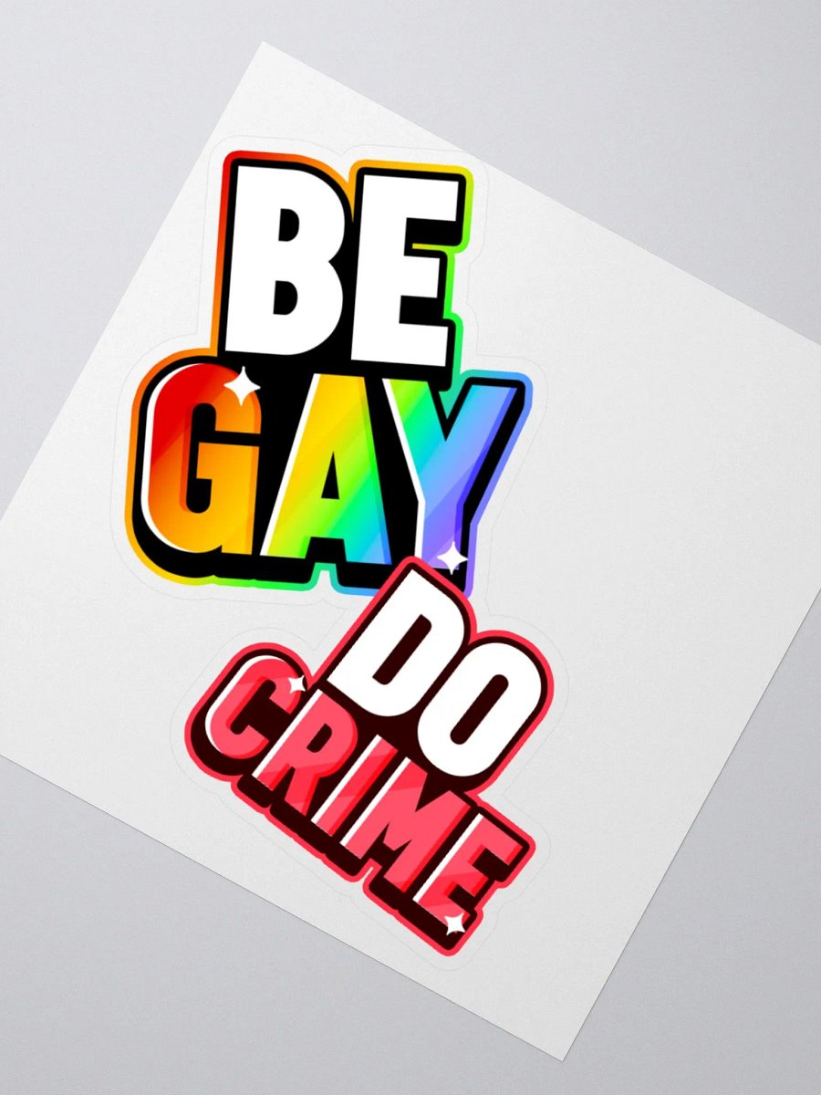 Be Gay, Do Crime Sticky product image (4)