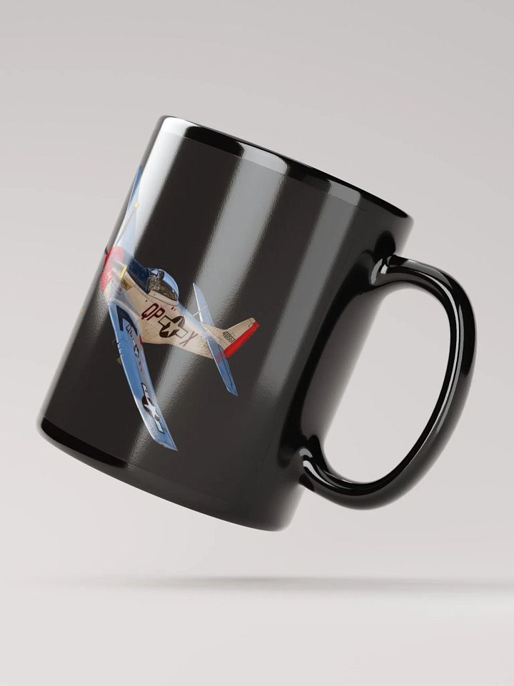 Mustang Sally Black Coffee Mug, Perfect Pilot Gift product image (2)