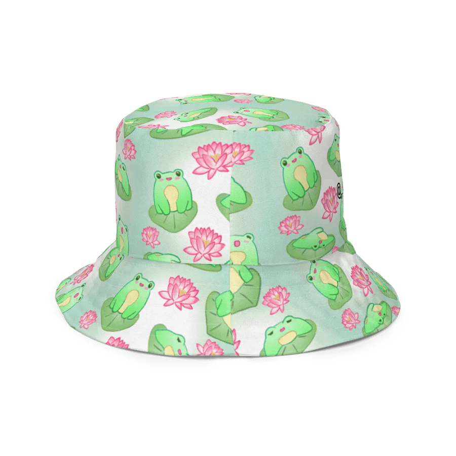 Kawaii Froggie Reversible Bucket Hat product image (8)