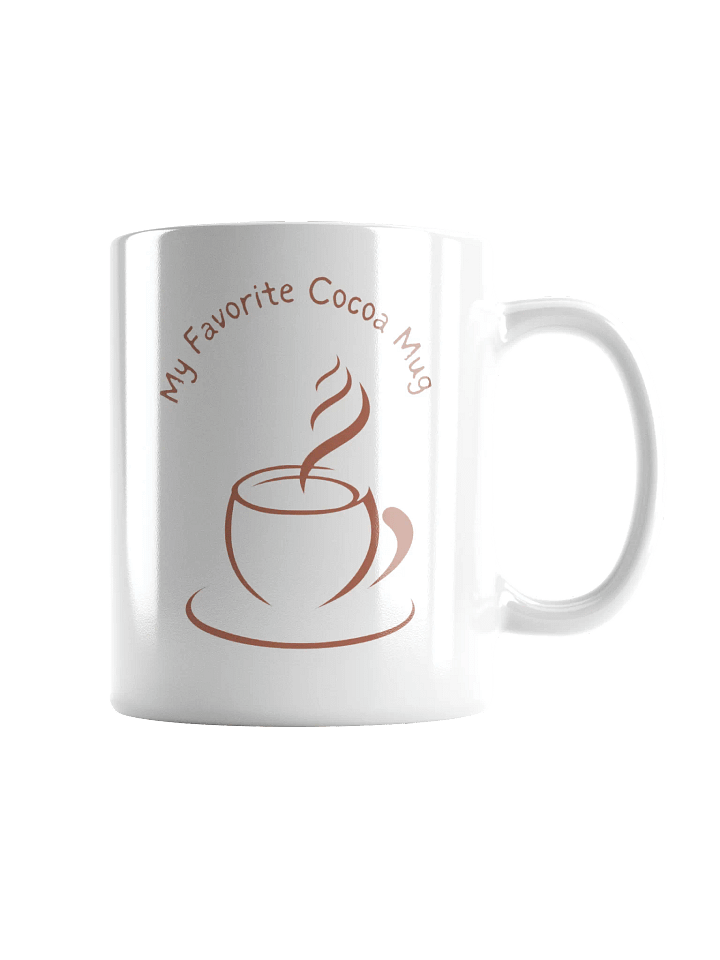 My Favorite Cocoa Mug – Cozy Ceramic Mug for Hot Drinks product image (1)