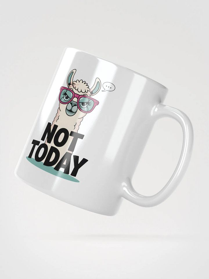 Funny Llama "Not Today" Coffee Mug - Cute & Relatable Gift for Introverts product image (2)