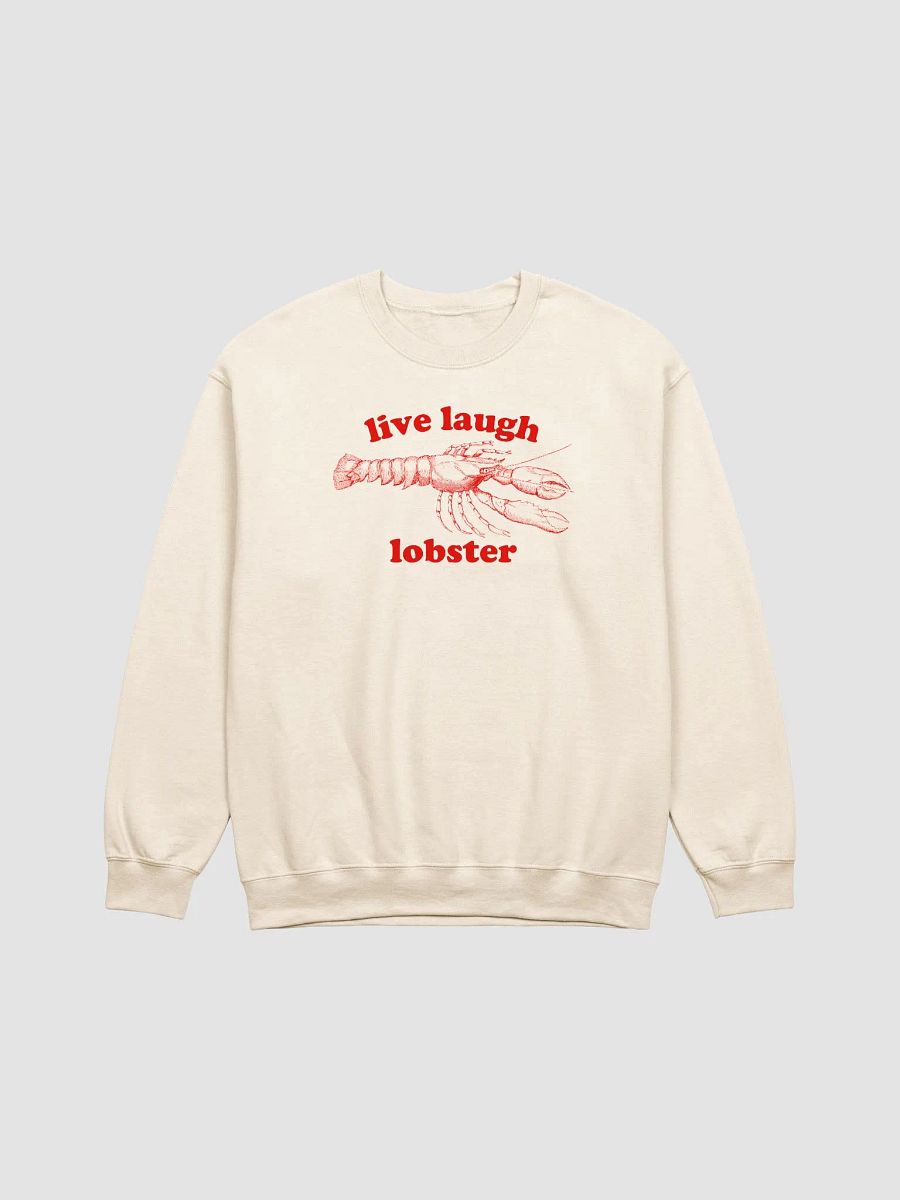 live laugh lobster Crewneck product image (1)
