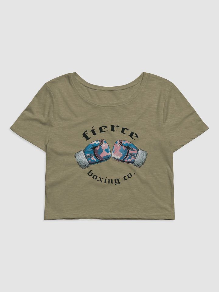 Camouflage Boxing Gloves Women's Crop Tee product image (2)