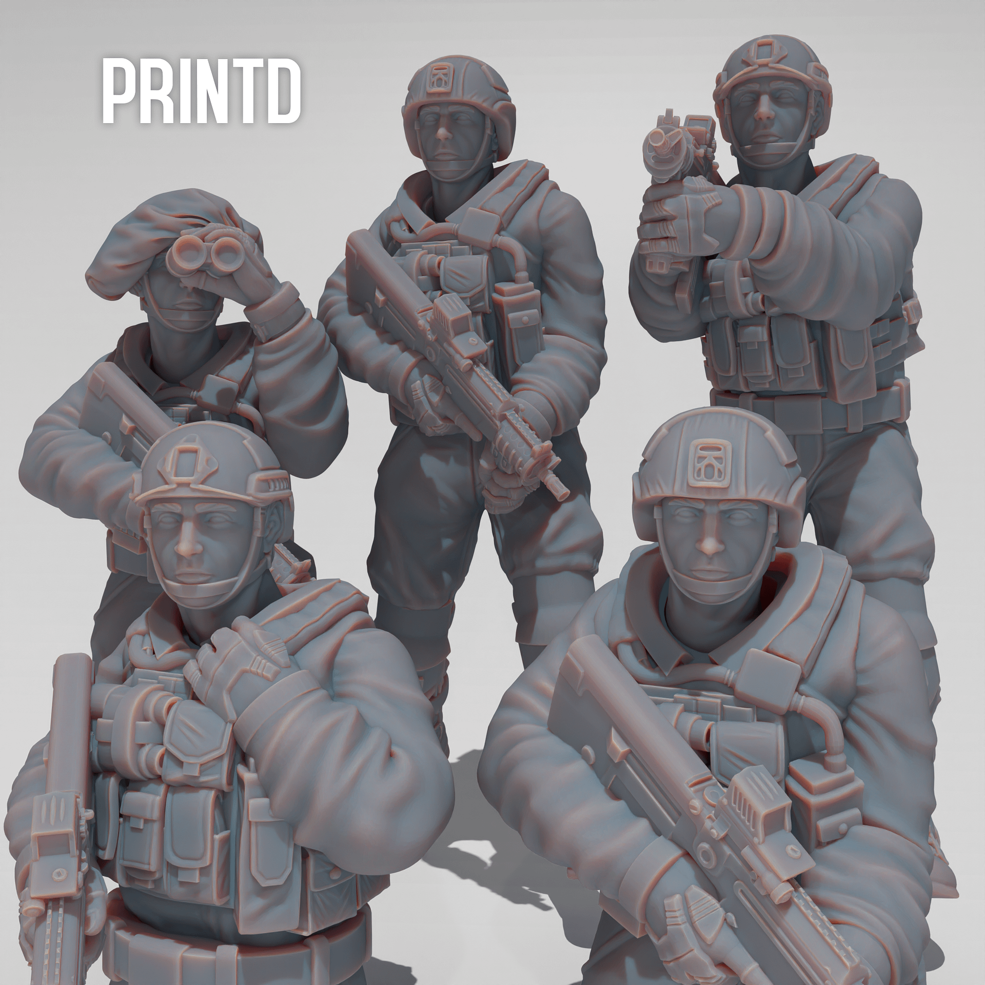 Israeli Defence Forces - Modern Warfare Wargame Hobby Resin Scale Models product image (1)